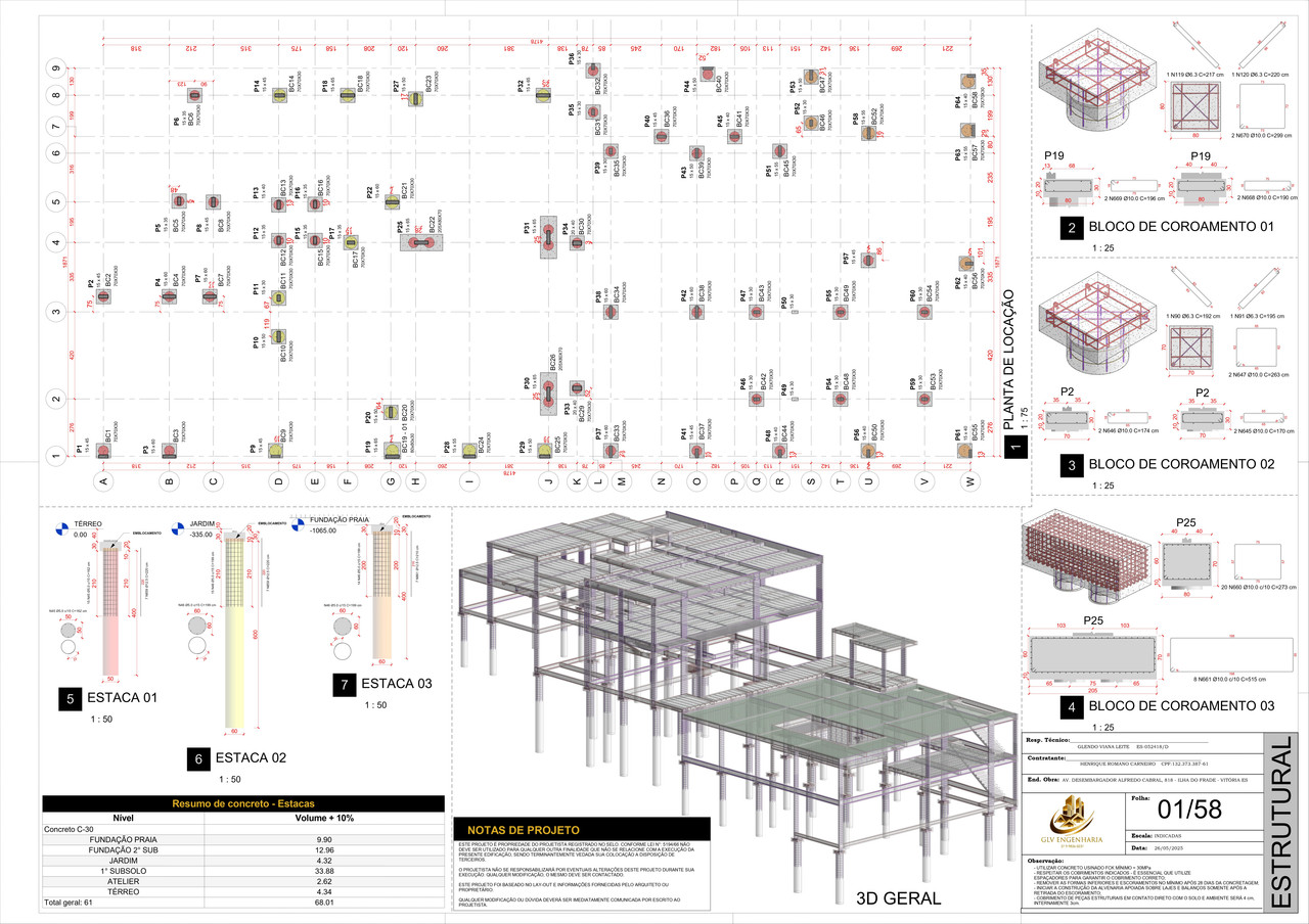 Prancha do aluno Glendo