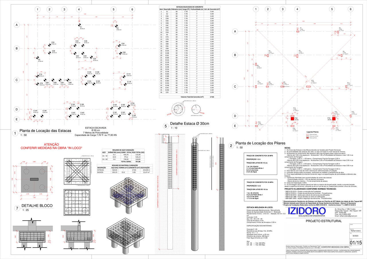 Prancha do aluno Raffael Izidoro